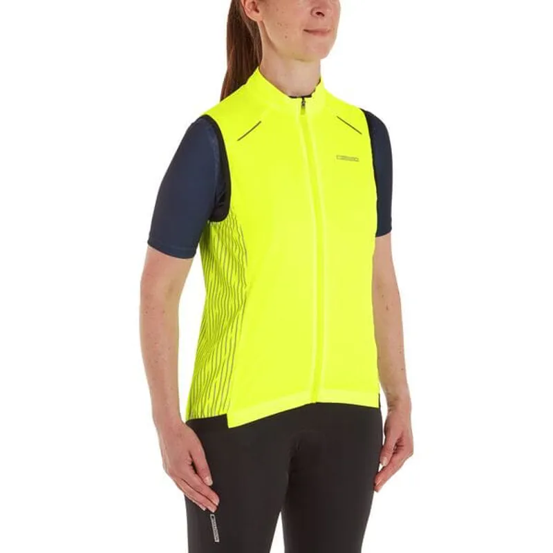 Madison Stellar Reflective Windproof Women's Gilet in Yellow-1